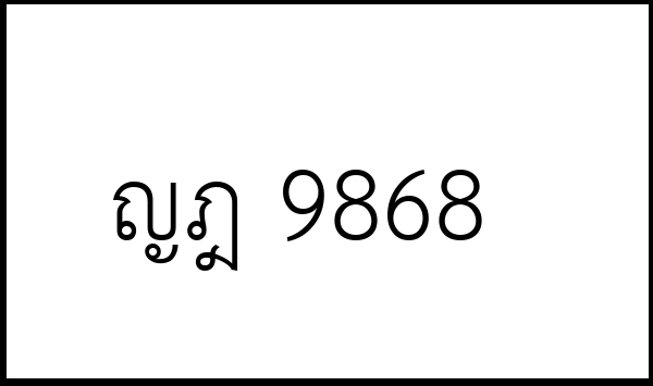 ญฎ 9868